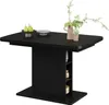 Esstisch Vicco Fenaro Schwarz 120 x 80 cm mit offenen Produktbild-Vorschau 5