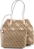 GUESS Damen Shopper Vikky Latte Logo/Pale Rose Produktbild-Vorschau 5