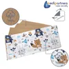Copertina per neonati in cotone, 75x100 cm, stile boho con Anteprima dell’immagine prodotto 3