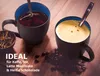 Le Papillon Black Outside Mugs Set of 6 Mixed Produktbild-Vorschau 2
