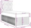 vidaXL Boxspringbett mit Matratze Rosa 90x200 cm Samt Produktbild-Vorschau 8
