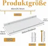 3er Set Wandregal Wei? wand regale Holz Schweberegal Produktbild-Vorschau 3