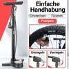 HEIMWERT Premium Fahrrad Luftpumpe für alle Ventile, Produktbild-Vorschau 7