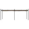 vidaXL Pergola avec toit coulissant Taupe 589x292x230 cm Voir les images du produit 10