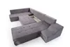 A sectional sofa with storage is shown against a white background. Produktbild-Vorschau