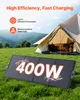 VEVOR Opvouwbaar zonnepaneel 400W, draagbare zonne-oplader Productafbeelding-voorbeeld 2