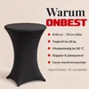 ONBEST Stehtisch | klappbar | mit Husse | Ø 80 cm | 60 kg | Produktbild-Vorschau 12