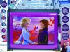 The image shows the packaging of a bilingual educational laptop featuring characters from Frozen II. Voir les images du produit