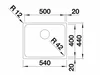 Blanco Solis 500-U - 526122 Edelstahlspüle Bürstfinish Produktbild-Vorschau 2