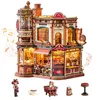 ROKR 3D dřevěné puzzle „Kávová továrna“, pohyblivé, s Náhled obrázku produktu 14