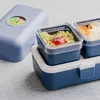 MONBENTO Kinder Brotdose TRESOR 16 x 9.2cm Blau Lunch Produktbild-Vorschau 7
