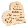 Zirbenherz Du bist oft der Grund 30cm Produktbild-Vorschau 3