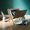 Homestyle4u Zeitungsständer Modern Seegras Geflochten 37 x Produktbild-Vorschau 3
