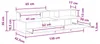 vidaXL Studiotisch Weiß 130 x 42,5 x 36 cm Holzwerkstoff Produktbild-Vorschau 8