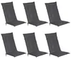 Beautissu Set di 6 cuscini per sedie da giardino Loft HL Anteprima dell’immagine prodotto 1