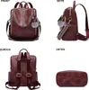 OKWISH Rucksack Laptoprucksack Schulrucksack Lederrucksack Produktbild-Vorschau 7
