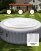 An inflatable hot tub is shown in a backyard setting with a house in the background. Produktbild-Vorschau