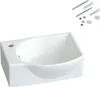 AQUABATOS Hängewaschbecken Keramik Waschtisch Produktbild-Vorschau 1