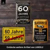 LANOLU Blechschild 60 Schild Geburtstag - 60er Schild Produktbild-Vorschau 6