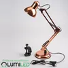 Stolní lampa LUMILED, růžové zlato, patice E27, Náhled obrázku produktu 9