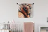 MuchoWow® Wandteppich Wandbehang Flamingo - Rauch - Zeitung Produktbild-Vorschau 1