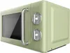 A product shot of a retro-style green microwave oven. Produktbild-Vorschau