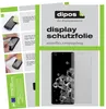 Packaging for a screen protector with installation instructions and a depiction of the product. Produktbild-Vorschau
