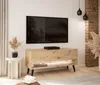 RTV Schrank CALANTE LOFT 90 cm auf Beinen mit LED, schräge Produktbild-Vorschau 2