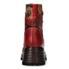 LAURA VITA Stiefelette Kleo 02 rouge Leder-Textilmix rot Produktbild-Vorschau 3