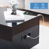 CLIPOP Couchtisch，100x50x40.5cm Hochglänzender Sofatisch Produktbild-Vorschau 5