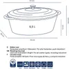 Calido Braadpan met Deksel Ovaal 6 liter Produktbild-Vorschau 5