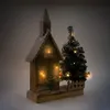 Vánoční domek se stromečkem, LED, 44 cm Náhled obrázku produktu 6