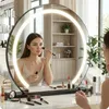 Lustro do makijażu czarne make-up 60cm LED barwa światła Podgląd zdjęcia produktu 2