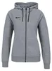 Nike Zip Jacke Damen Fleece Jacket Kapuzenjacke DK GREY Produktbild-Vorschau 8
