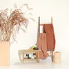 Sgabello da bagno Relaxdays in bambù, con ripiano Anteprima dell’immagine prodotto 2