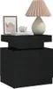 vidaXL Nachttisch Hochglanz-Schwarz 45x35x52 cm Produktbild-Vorschau 3