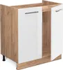 Spülenunterschrank Vicco Fame-Line Weiß Hochglanz 80 cm Produktbild-Vorschau 5