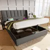 Flieks Polsterbett 160x200cm mit Ladefunktion, Stauraumbett Produktbild-Vorschau 2
