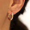 Fascination by Ellen K. Ohrringe 333/- Gold 1,8cm gelb ohne Produktbild-Vorschau 4