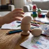 Set in legno BICCHIERE e UOVO DI FAGIOLO per lavoretti fai Anteprima dell’immagine prodotto 5