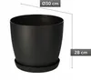 KADAX Doniczka Osłonka Donica 30cm Na Kwiaty z Podstawką Podgląd zdjęcia produktu 5