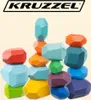 Kruzzel 22475 Kreativní balanční kameny dřevěné 16 ks Náhled obrázku produktu 2
