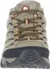 Front view of a beige hiking shoe with black and orange laces. Produktbild-Vorschau