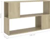 vidaXL Bibliothèque Chêne Sonoma 100x24x63 cm Matériau Voir les images du produit 8