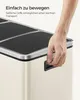 SONGMICS Mülleimer Küche, 3 x 18 L, Mülltrennsystem 3 Produktbild-Vorschau 3