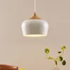 Lindby Hängeleuchte Vilsera, weiß, Metall/Holz, 26 cm, E27 Produktbild-Vorschau 2