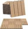 Jayseuw 30x30cm WPC Fliese Terrassenfliesen, 3qm  Produktbild-Vorschau 9