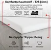 MOTIVENA Nero Chesterfield Boxspringbett 180x200 Grau Samt Produktbild-Vorschau 6