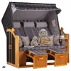 Strandkorb XXL 3 Sitzer für Garten & Terrasse aus Produktbild-Vorschau 1