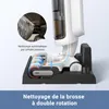 A diagram illustrating the self-cleaning feature of a wet and dry vacuum cleaner. Produktbild-Vorschau